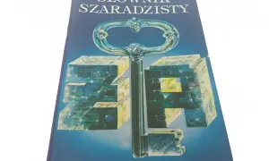 Słownik szaradzisty: klucz do efektywnego szukania trudnych i nietypowych haseł. Okładka z kluczem i kostkami.