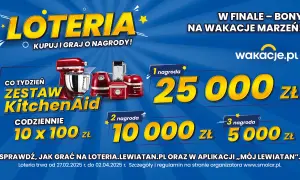 Loteria Lewiatan wyniki: wygraj zestawy KitchenAid, pieniądze i bony na wakacje marzeń! Sprawdź, jak grać.