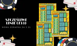 Szczęśliwe linie (733) - nowa zdrapka za 3 zł. Graj i odkrywaj symbole, by wygrać!