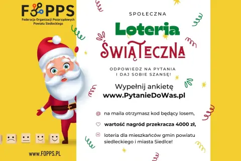 Świąteczna loteria z Mikołajem zaprasza do logowania na www.PytanieDoWas.pl. Wypełnij ankietę i wygraj nagrody!