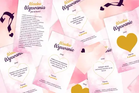 Weselne zdrapki dla gości weselnych w ramach podziękowania – elegancki pomysł na zabawę. Wyzwania i nagrody dla weselników.