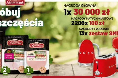 Balcerzak oferuje nagrody gwarantowane w loteriach promocyjnych. Czy się firmom opłaca? Sprawdź, jakie nagrody czekają!