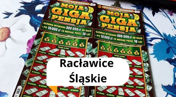 Dwie zdrapki "Moja Giga Pensja" z informacją o puli głównych wygranych. Jak sprawdzić, ile zostało?