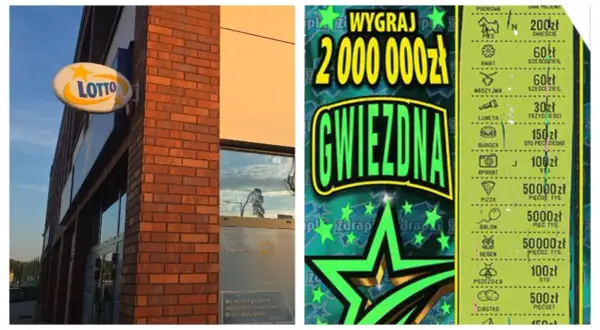 Zdrapka "Gwiezdna" z szansą na wygraną 2 mln zł. Podatek od wygranej w zdrapkach lotto w Polsce jest naliczany od kwot powyżej 2280 zł.