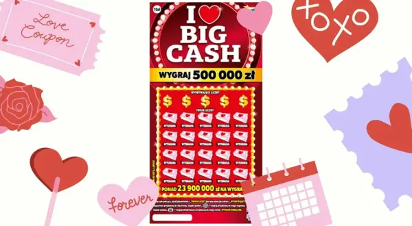 Zdrapka "I love BIG CASH" z sercami i różami. Marzę o wygranej 23 900 000 zł!