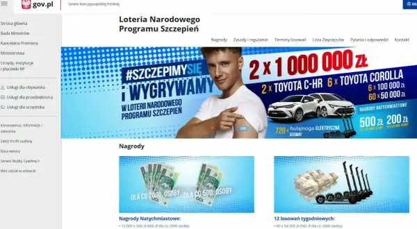 Loteria szczepionkowa: kto wygrał i jakie były nagrody?
