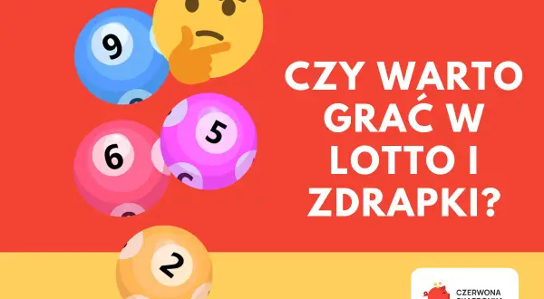 Zastanawiasz się, czy najdroższe zdrapki lotto za 30 zł dają większą szansę na wygraną? Grafika z kulkami i emotikonem zadumy sugeruje rozważania o grach losowych.