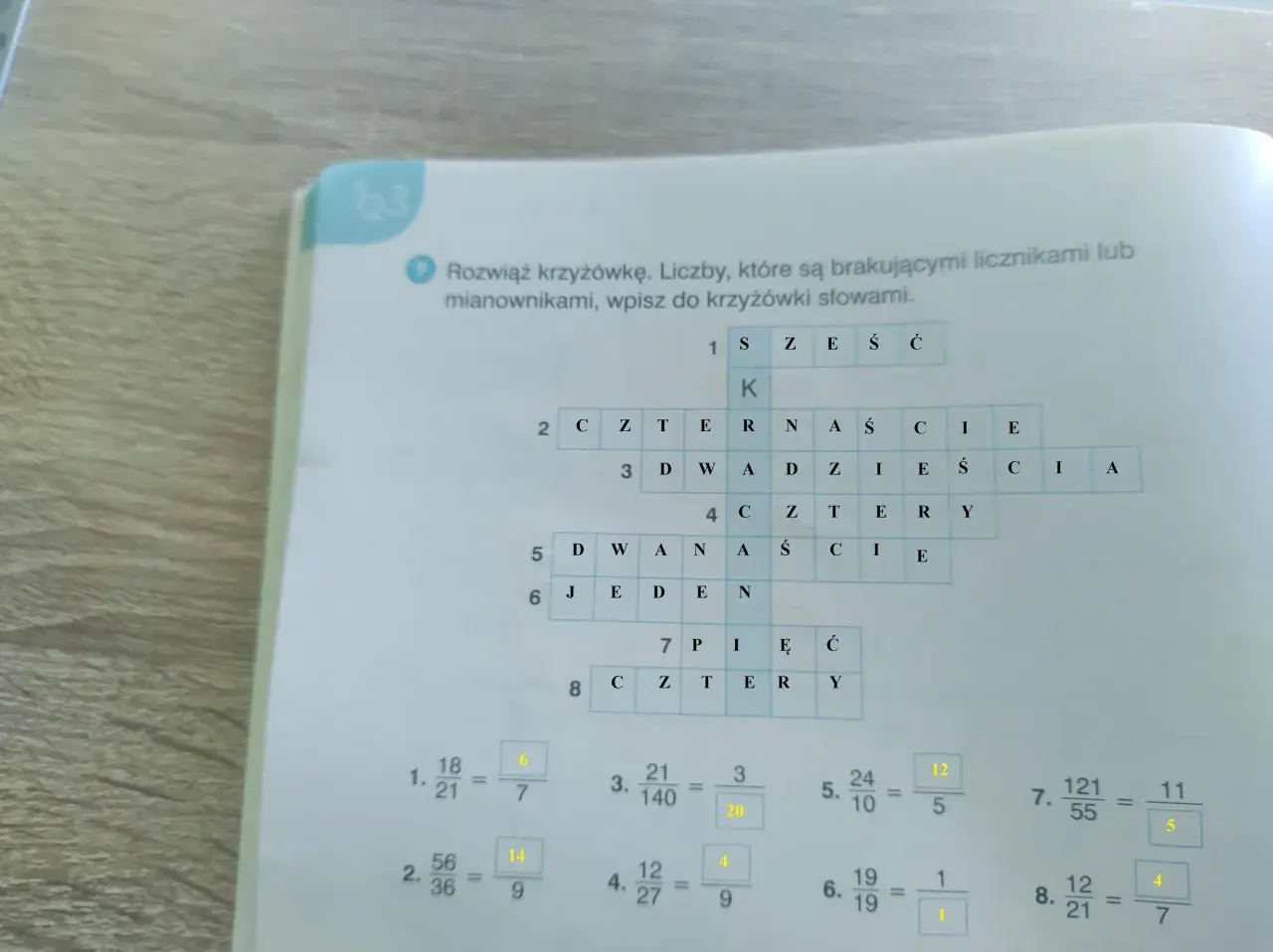 Rozwiąż krzyżówki fonetyczne jak je odczytywać i rozwiązywać ze słuchu. Uzupełnij liczby słowami.
