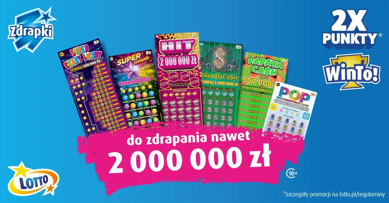 Kolekcjoner zdrapek Lotto. Czy sprzedawca w kolekturze wie w której zdrapce jest wygrana? Duże wygrane czekają!