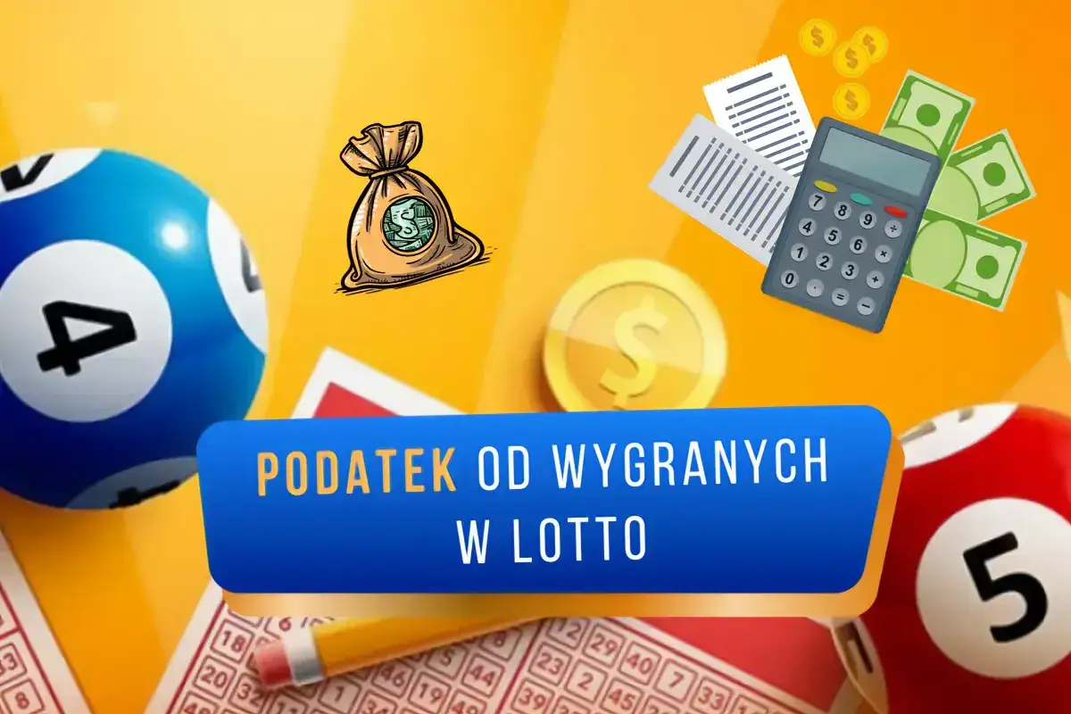 Kule do lotto, worek z pieniędzmi, kalkulator i rachunki. Czy wygraną z lotto trzeba wpisywać do rocznego zeznania PIT?