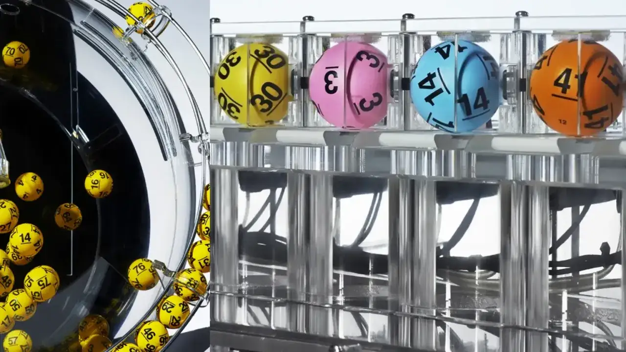 Żółte kulki lotto wirują w bębnie, a obok widać wylosowane liczby: 30, 3, 14, 41. Kiedy najbliższe losowanie lotto?